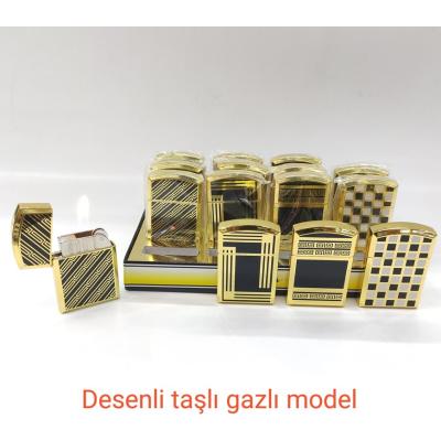 DESENLİ TAŞLI GAZLI ÇAKMAK